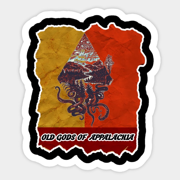 old gods of appalachia Sticker by edihidayatbanyumas